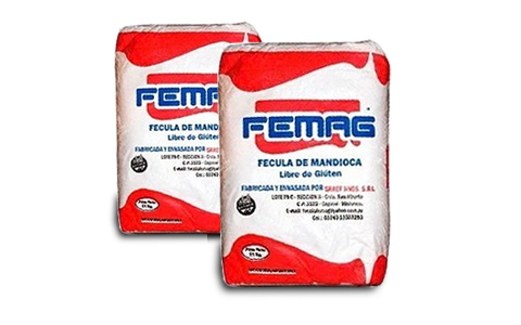 Fécula de Mandioca 25 kg.