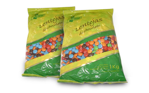 Lentejas de chocolate 1 kg.