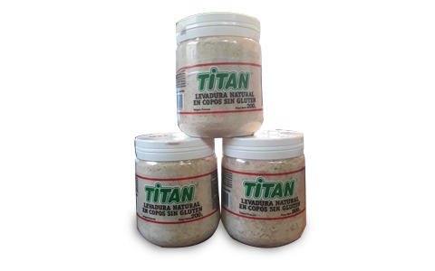 Titan Levadura natural en copos sin gluten 200 gr.